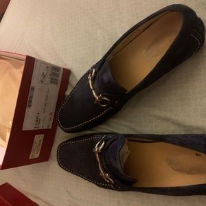 Salvatore Ferragamo Parigi Suede Drivers